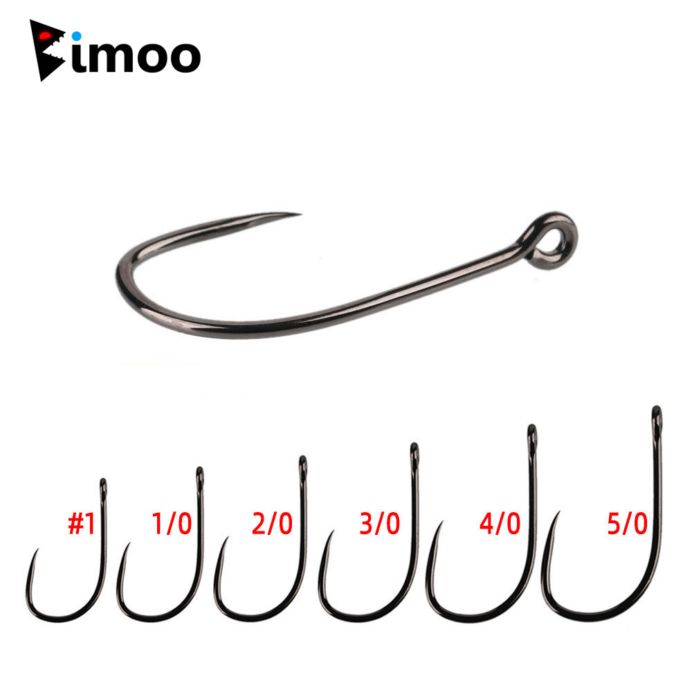 Fishing Hook Barbless - 20pcs #1 1/0 2/0 3/0 4/0