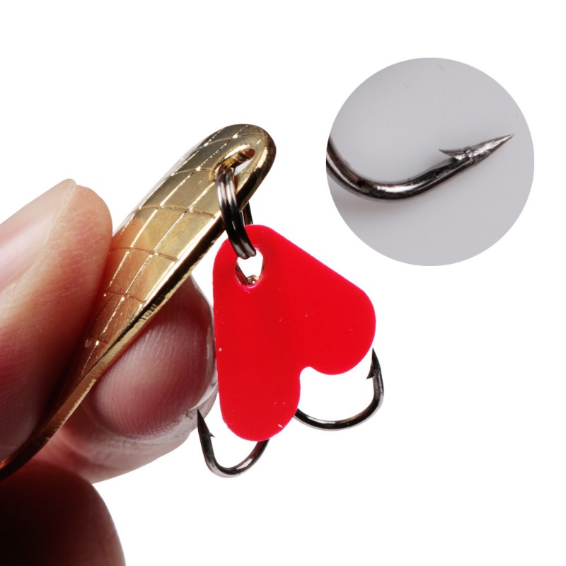 1PCS Metal Jigging Spinner Spo - Fishing Hook Treble ulasan dan harga