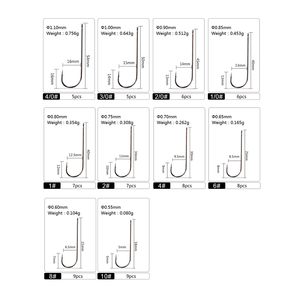 FTK 5-9PCS ABERDEEN Fishing Ho - Fishing Hook Barbless ulasan dan harga