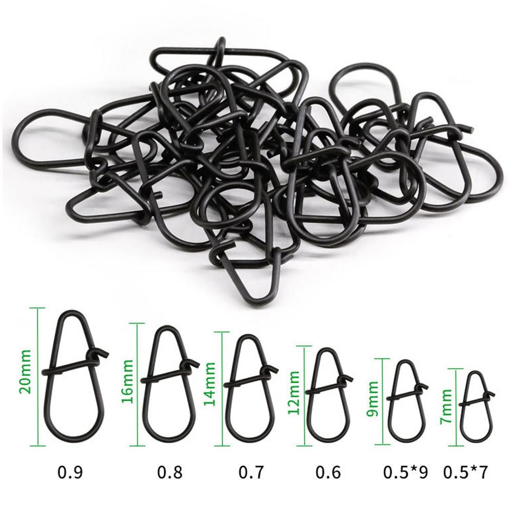 100Pcs/lot Matte black Snap Fi - Fishing Hook Box ulasan dan harga