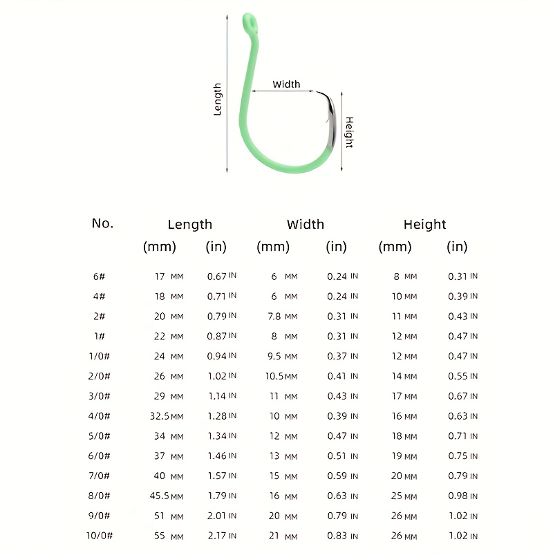 ZYZHE 10pcs/Box Luminous Circl - Fishing Hook Circle ulasan dan harga