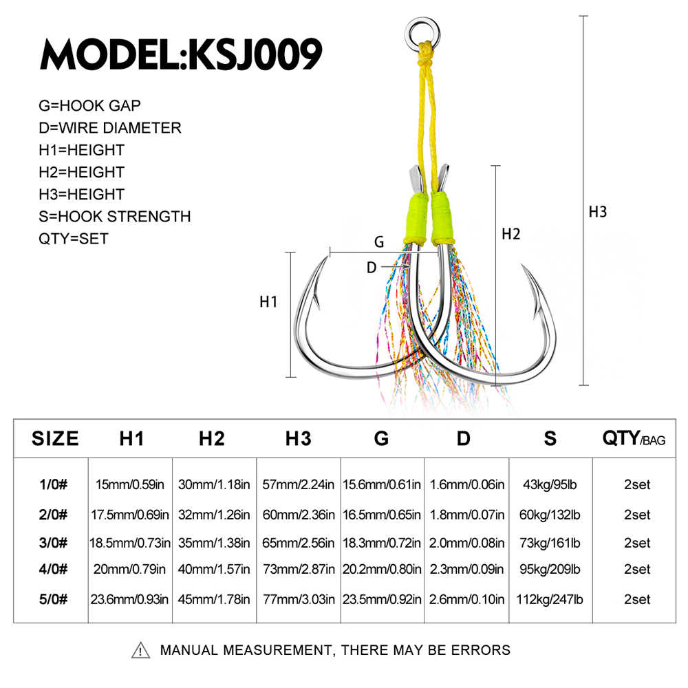 PROBEROS 1-5 Slow Jig Feather  - Fishing Hook Jig ulasan dan harga