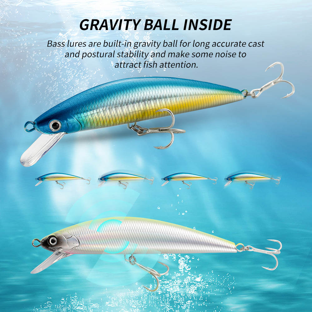 Fishing Lure Sinking Minnow 13 - Fishing Hook Treble ulasan dan harga