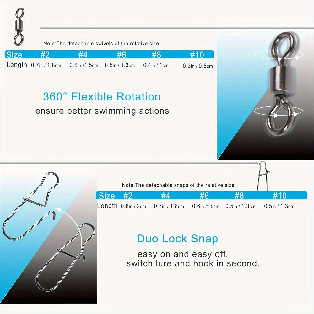 95/210 PCS Set Fishing Connect - Fishing Hook Stainless Steel ulasan dan harga