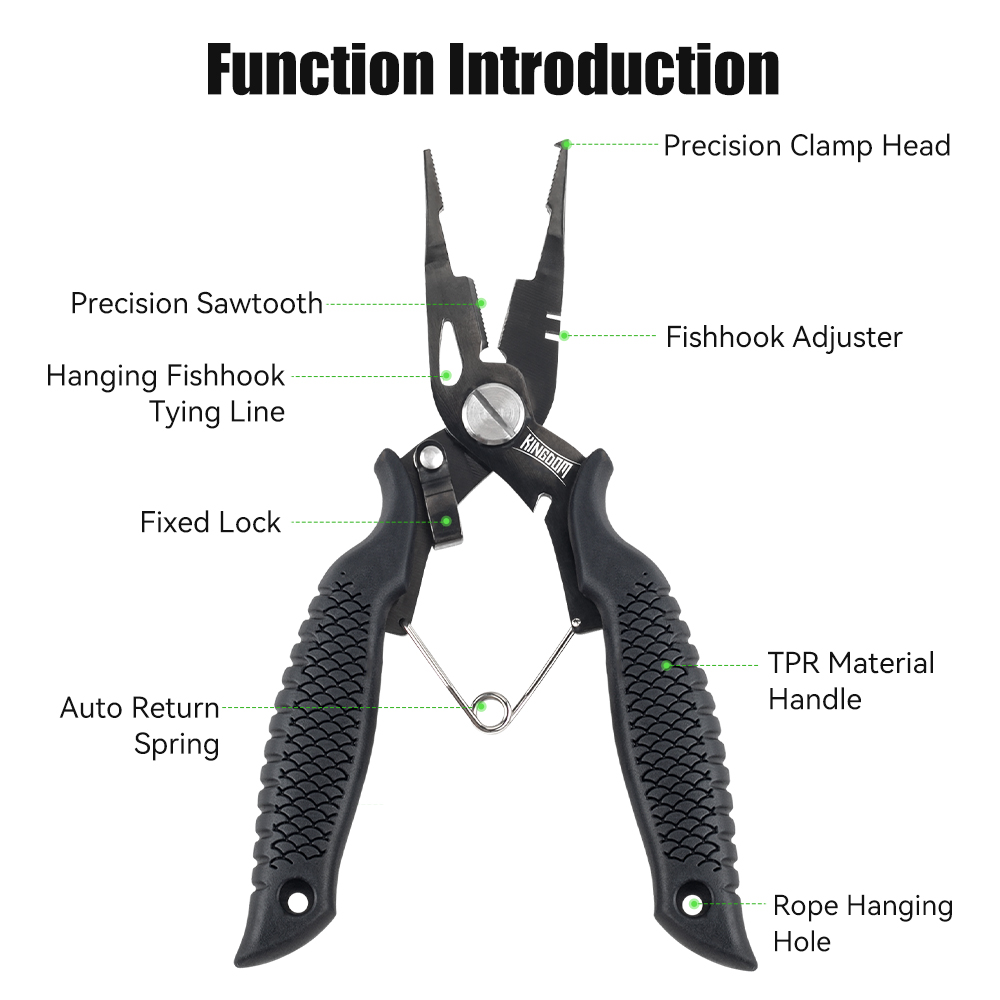 Kingdom Fishing Pliers Multifu - Fishing Hook Sharpener ulasan dan harga