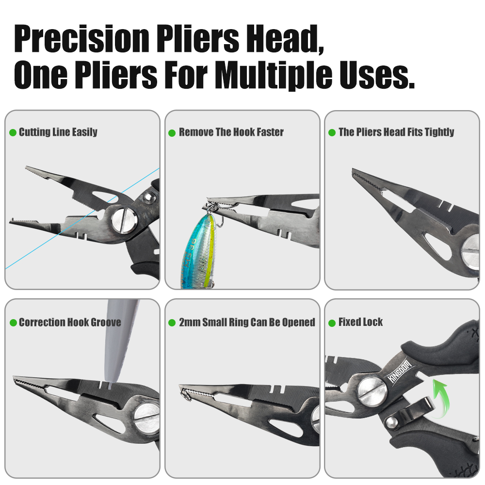 Kingdom Fishing Pliers Multifu - Fishing Hook Sharpener ulasan dan harga