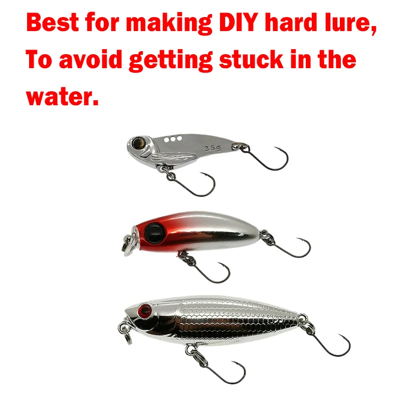OUTKIT 12pcs for Fishing Lure  - Fishing Hook Barbless ulasan dan harga