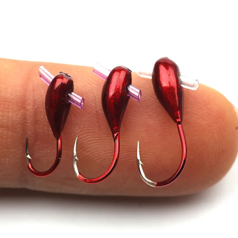 10/20PCS Winter Ice Fishing Ho - Fishing Hook Offset ulasan dan harga