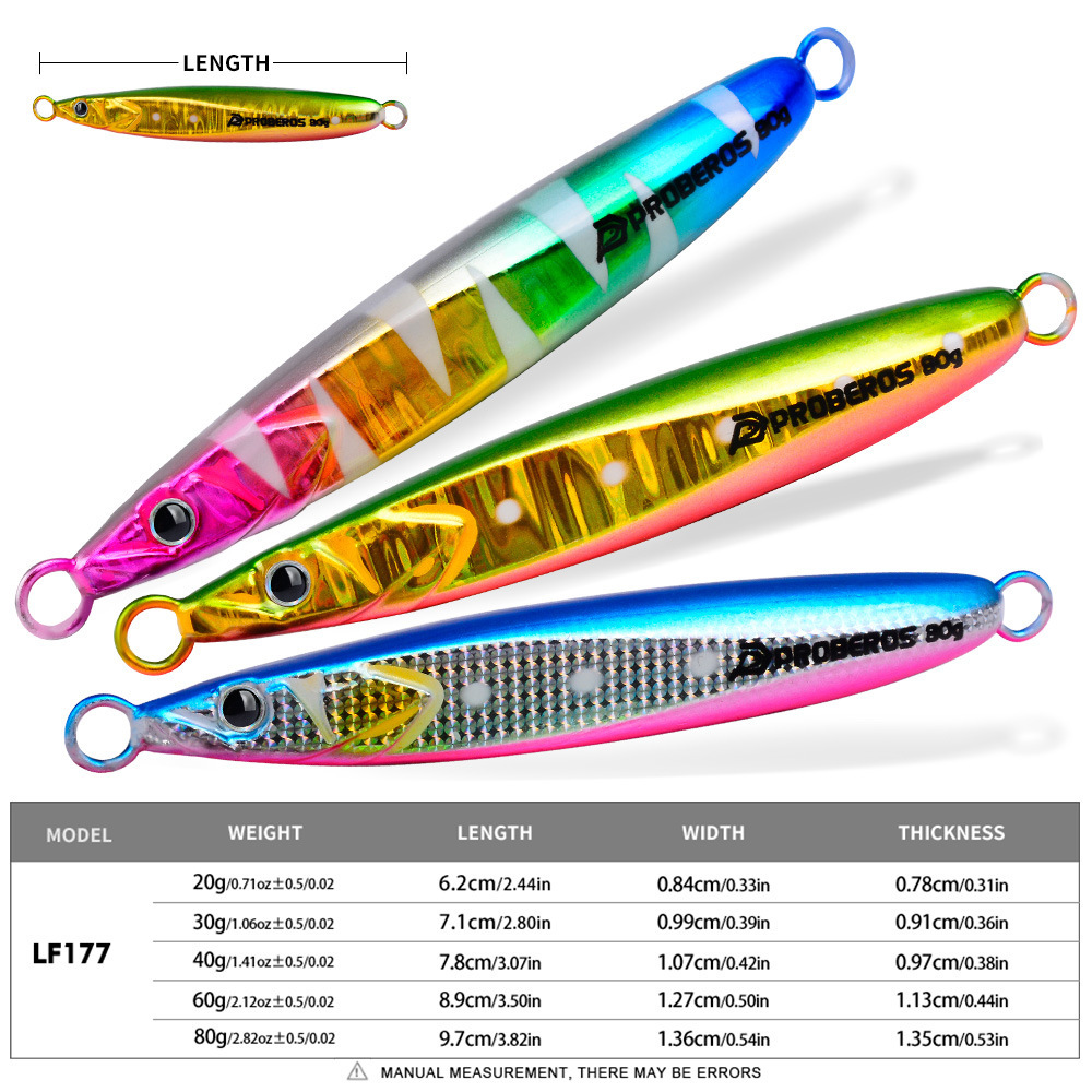 LHFSH Luminous Metal Jig Fishi - Fishing Hook Treble ulasan dan harga