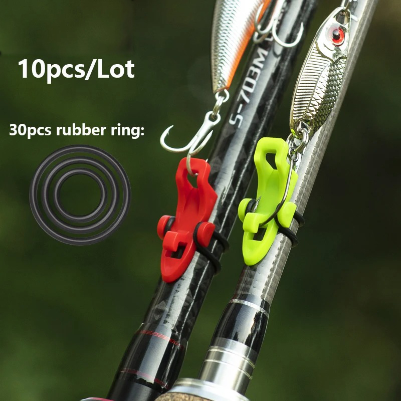 1-10pcs Fishing Rod Pole Hook  - Fishing Hook Box ulasan dan harga