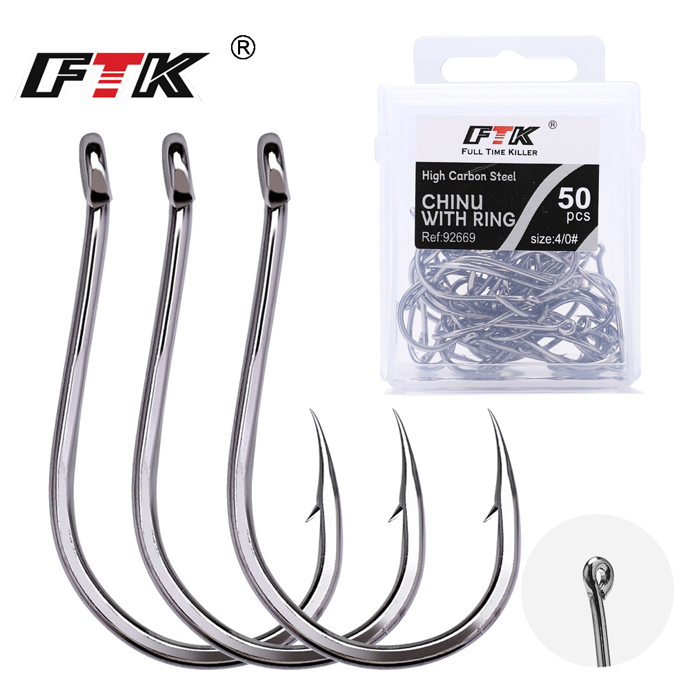 FTK CHINU Fishhook with Ring B - Fishing Hook Offset ulasan dan harga