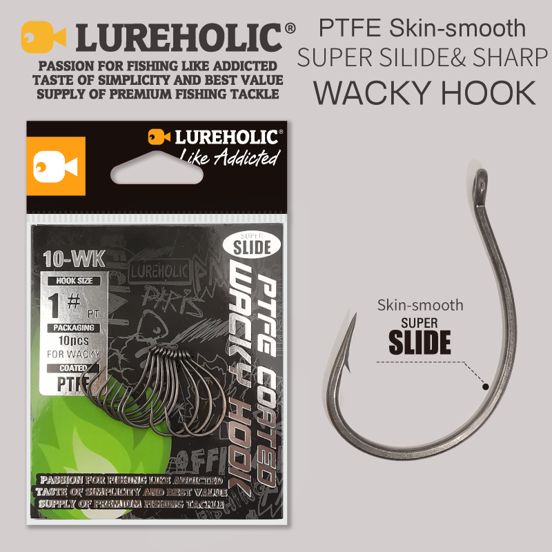 LUREHOLIC PTFE Super Slide Wac - Fishing Hook Offset ulasan dan harga