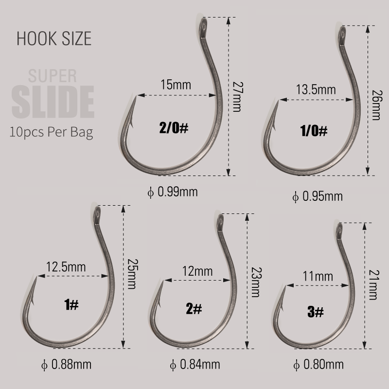 LUREHOLIC PTFE Super Slide Wac - Fishing Hook Offset ulasan dan harga