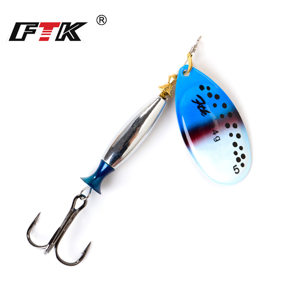 FTK 18g 24g Spinner Bait Hard  - Fishing Hook Treble ulasan dan harga