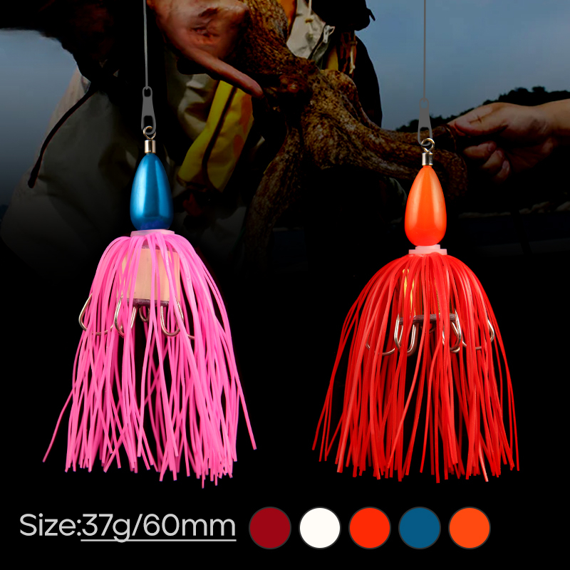 37g Weedless Football Jig Head - Fishing Hook Weedless ulasan dan harga