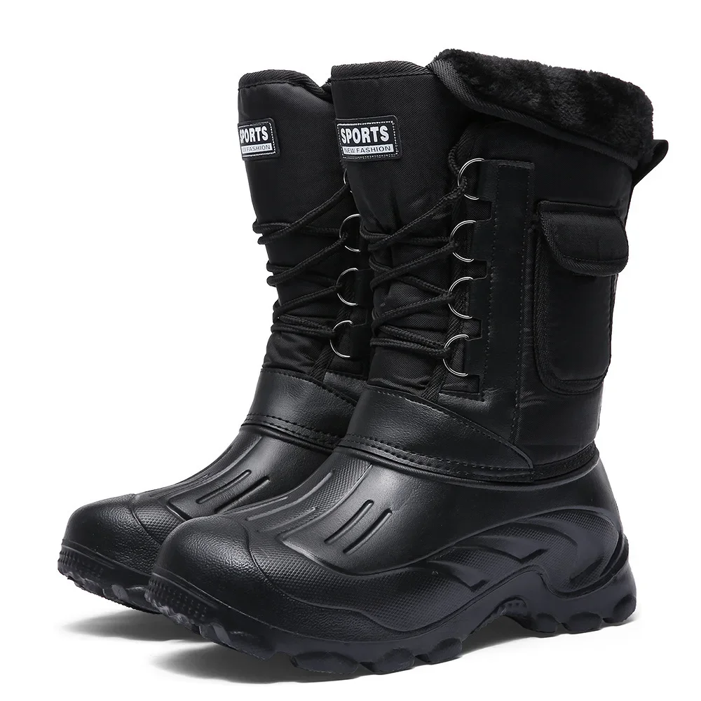 Men Winter Snow Boots Outdoor  - Fishing Hook Size ulasan dan harga