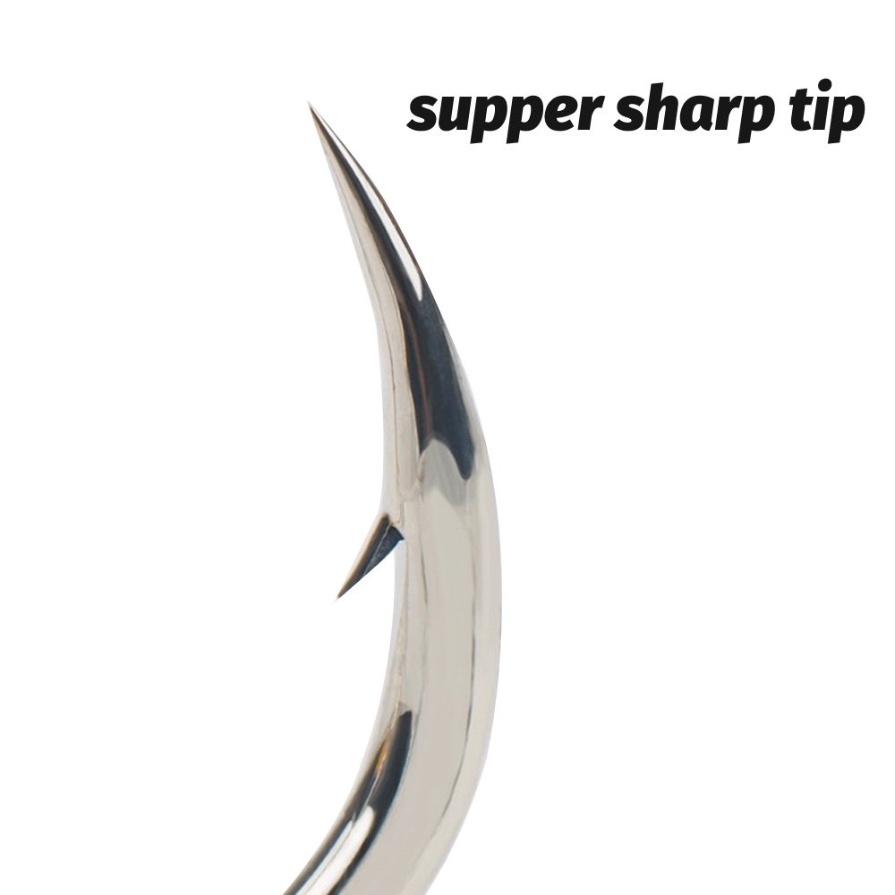 10PCS Big Fish Hook 1/0-7/0 Su - Fishing Hook Offset ulasan dan harga