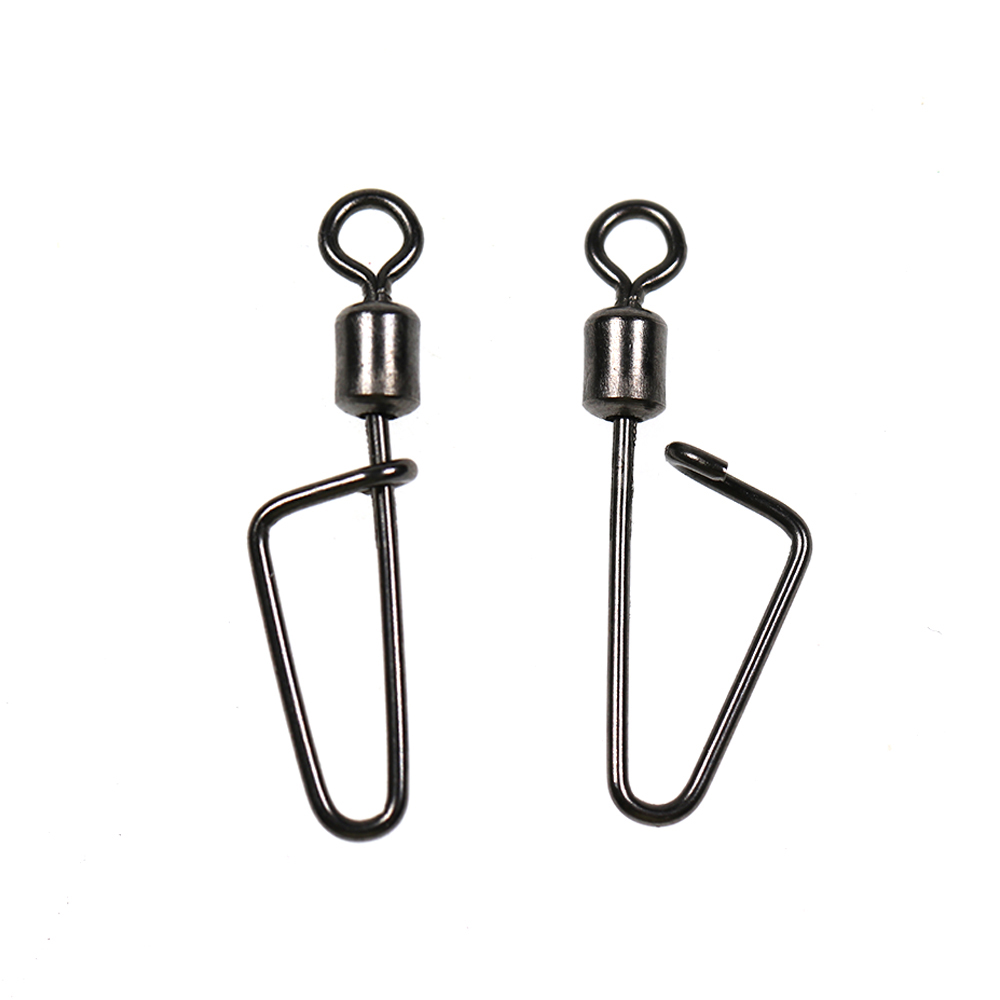 20PCS #12 -1/0 Rolling Swivel  - Fishing Hook Stainless Steel ulasan dan harga