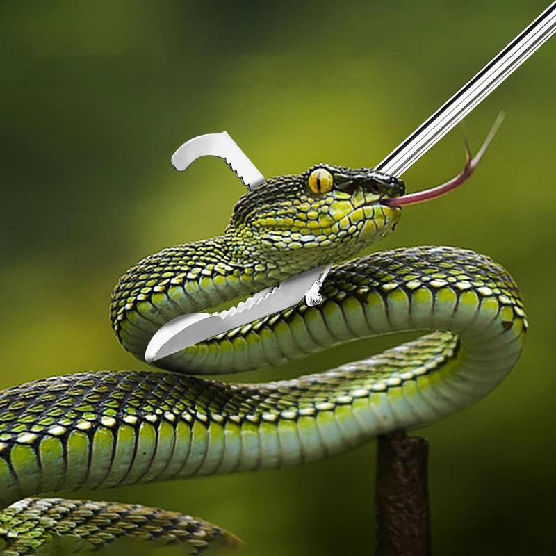 120cm Foldable Snake Stick Elb - Fishing Hook Stainless Steel ulasan dan harga