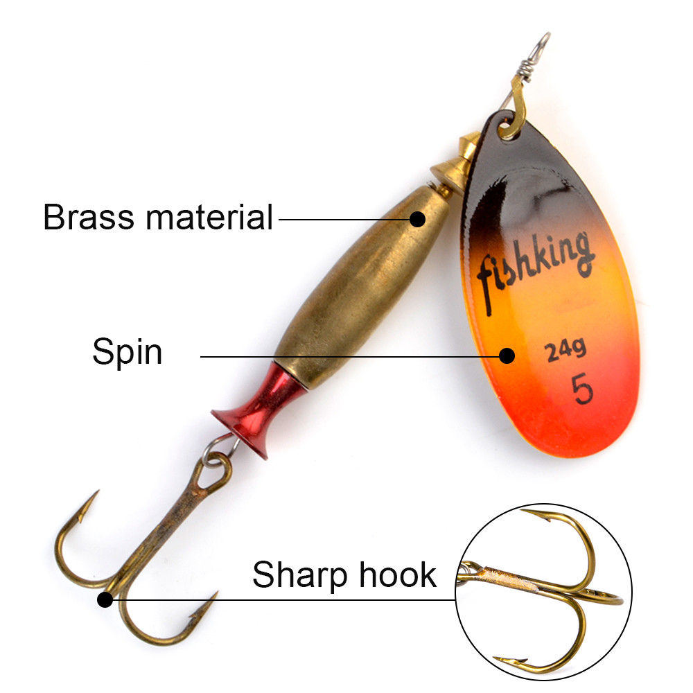 NGB Long Cast Spinner Bait Fis - Fishing Hook Treble ulasan dan harga