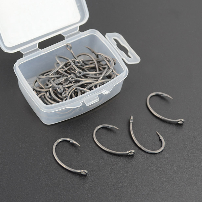 {YY30} Hirisi 50 Pcs Boxed Hoo - Fishing Hook Box ulasan dan harga
