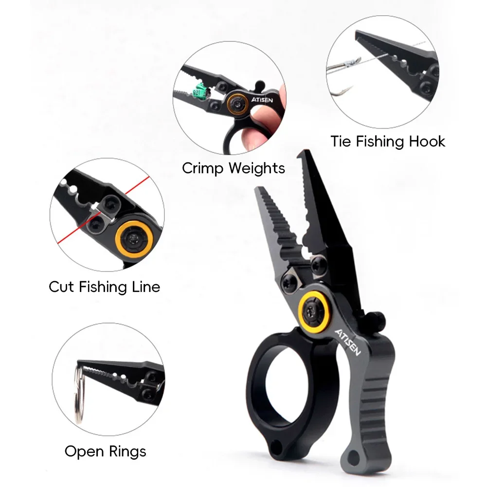 Fishing Pliers Mini Size Outdo - Fishing Hook Sharpener ulasan dan harga