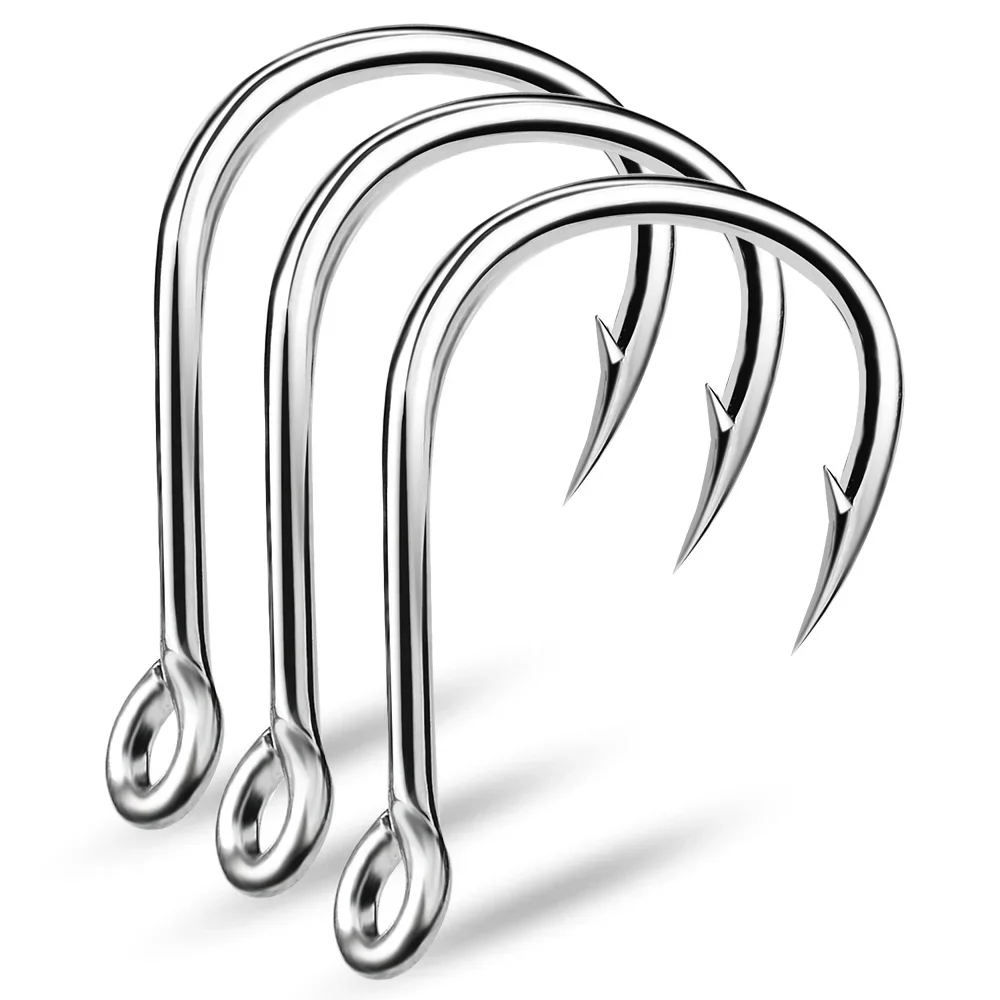 Ring Eye Fishhooks Fishing Hoo - Fishing Hook Barbless ulasan dan harga
