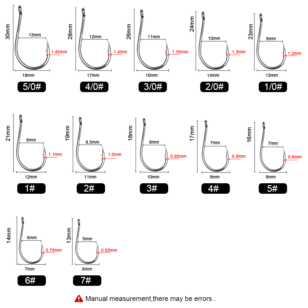 FTK 50-100Pcs/Box Fishing Hook - Fishing Hook Circle ulasan dan harga