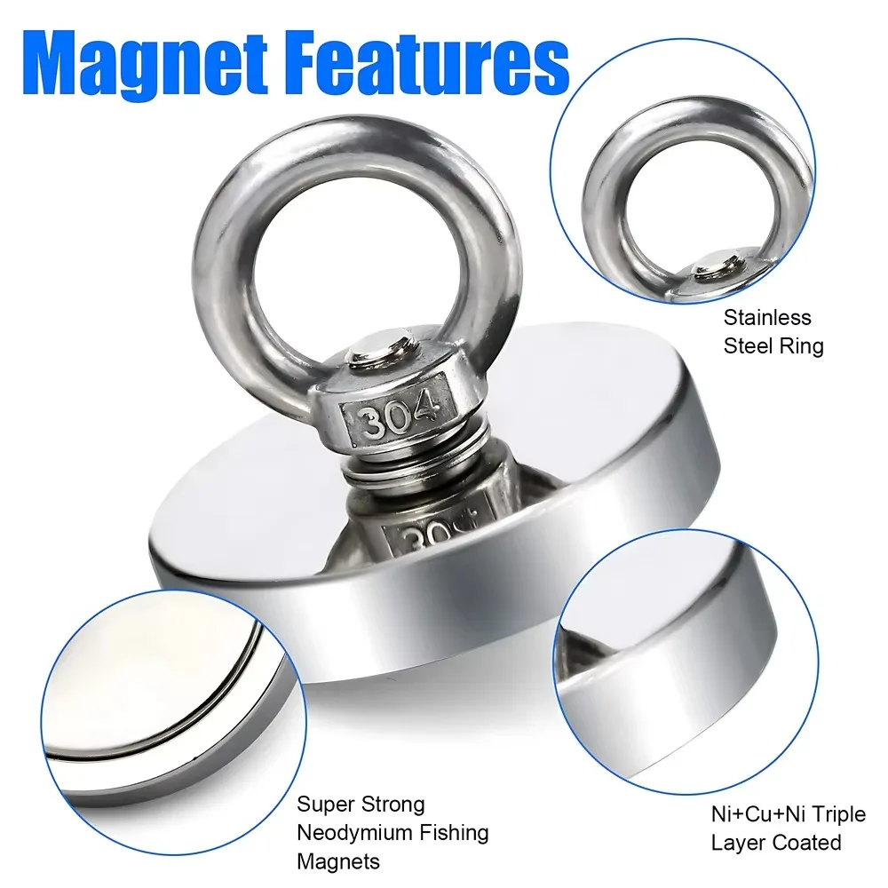 D16~D42mm Super Strong Neodymi - Fishing Hook Stainless Steel ulasan dan harga