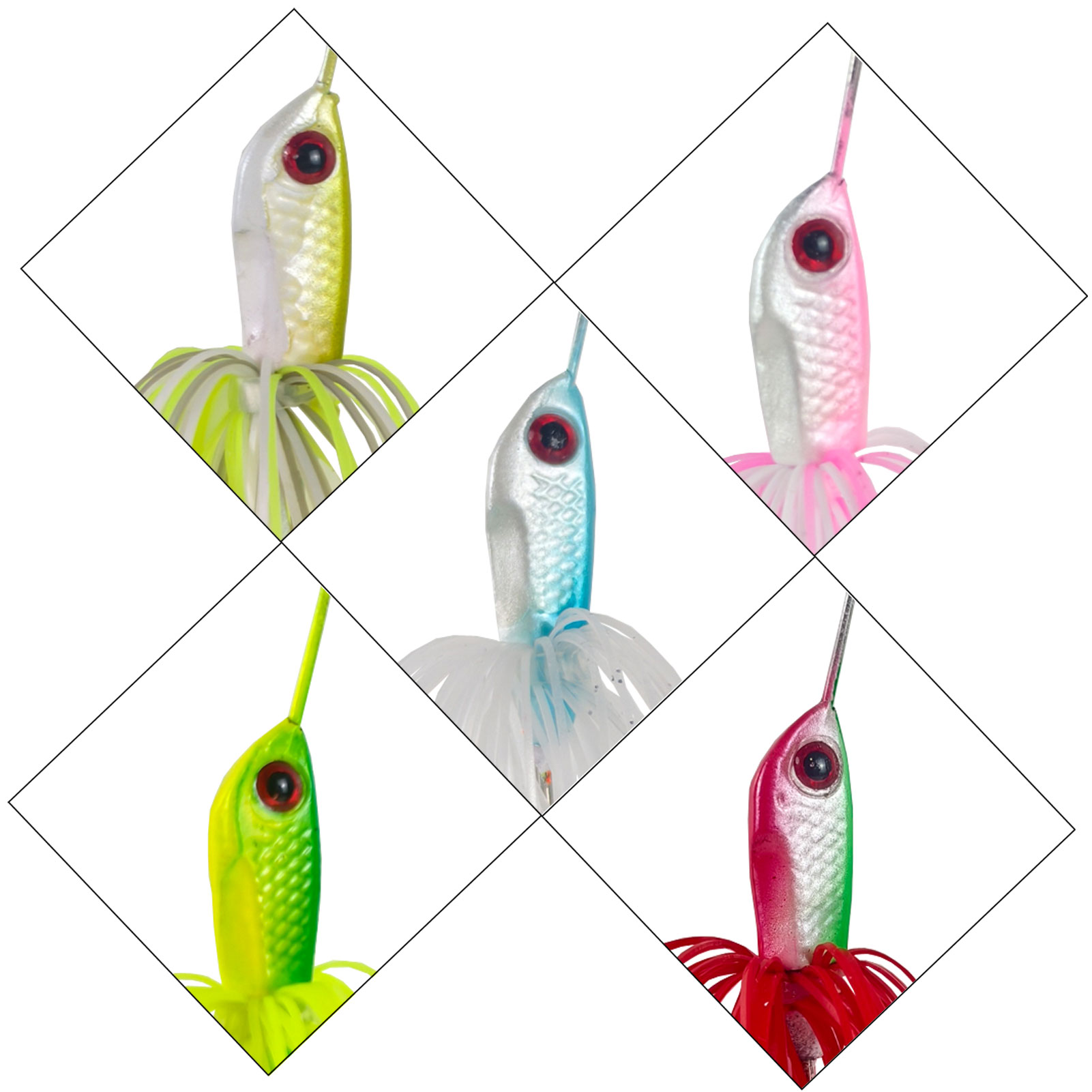 FREE FISHER 5pcs/Lot Fishinig  - Fishing Hook Jig ulasan dan harga