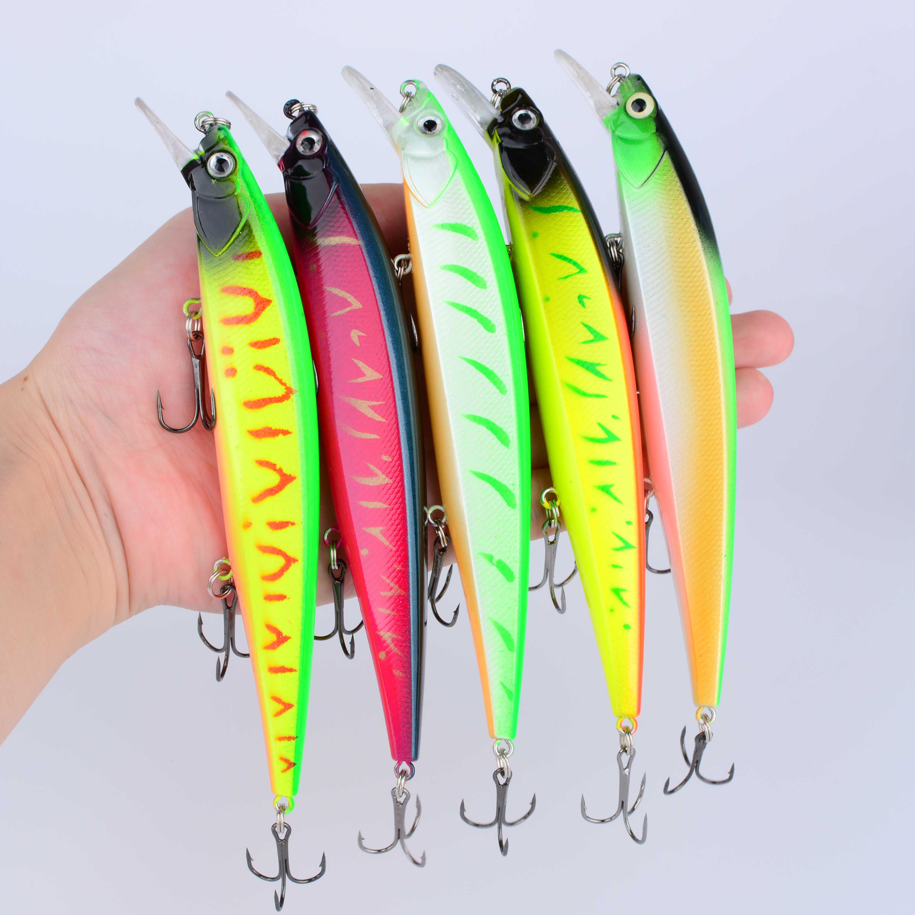 1pc 14cm/20g Plastic Simulatio - Fishing Hook Treble ulasan dan harga