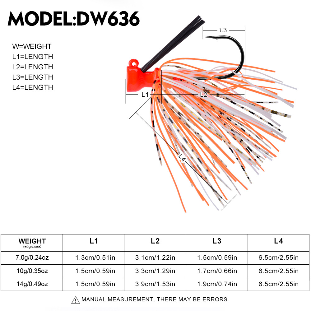 7G 10G 14G Jig Hook Fishing Lu - Fishing Hook Weedless ulasan dan harga