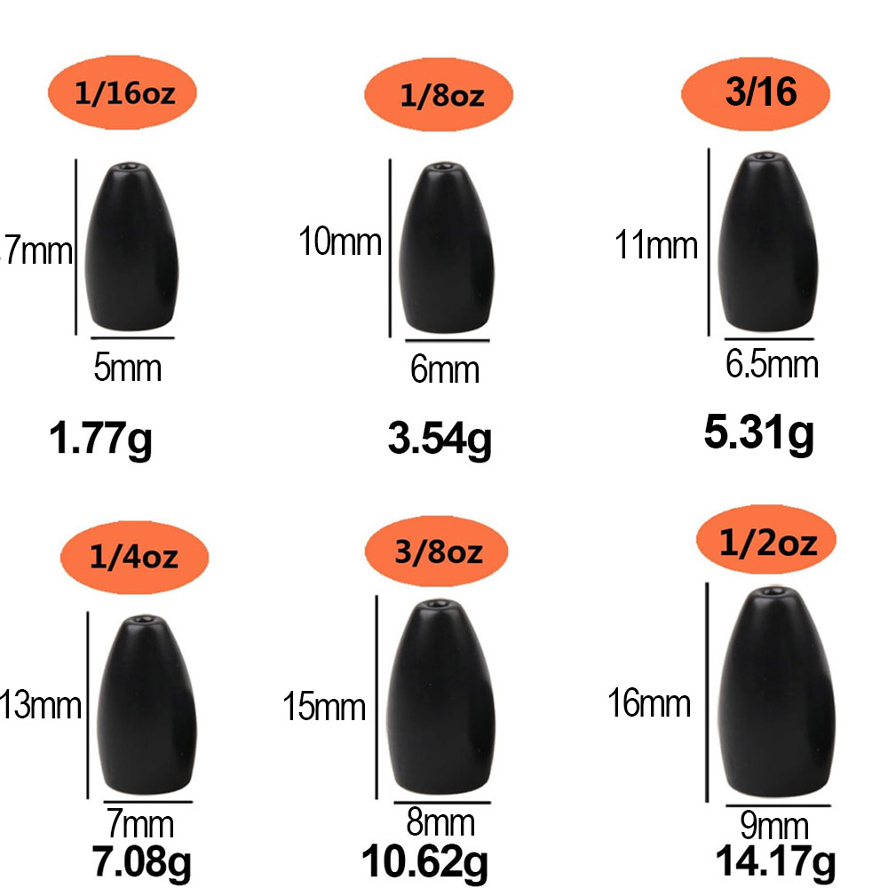 Tungsten Steel Fishing Weights - Fishing Hook Jig ulasan dan harga