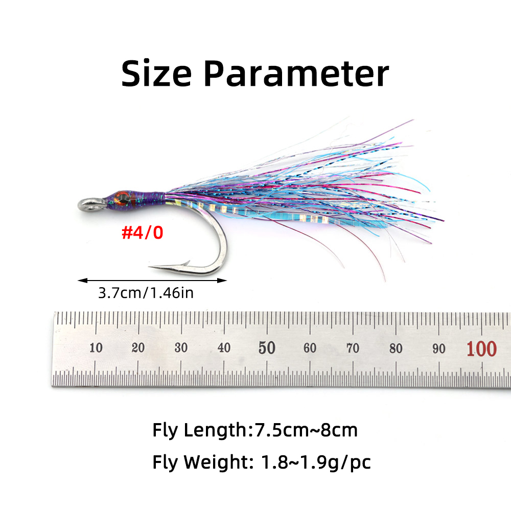 Saltwater Minnow Fly 4/0 Stain - Fishing Hook Stainless Steel ulasan dan harga