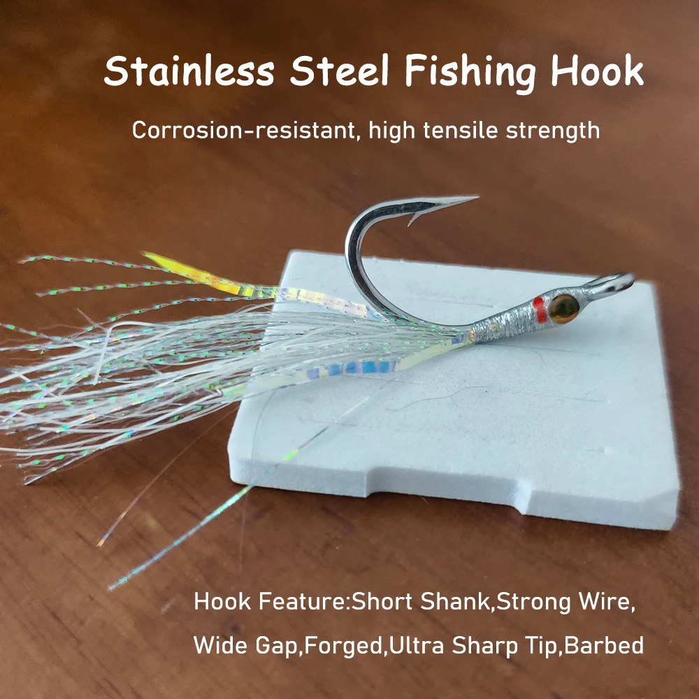 Saltwater Minnow Fly 4/0 Stain - Fishing Hook Stainless Steel ulasan dan harga